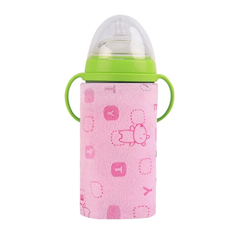 Portable USB Baby Bottle Warmer Milk & Water Heating (0–2 Years)