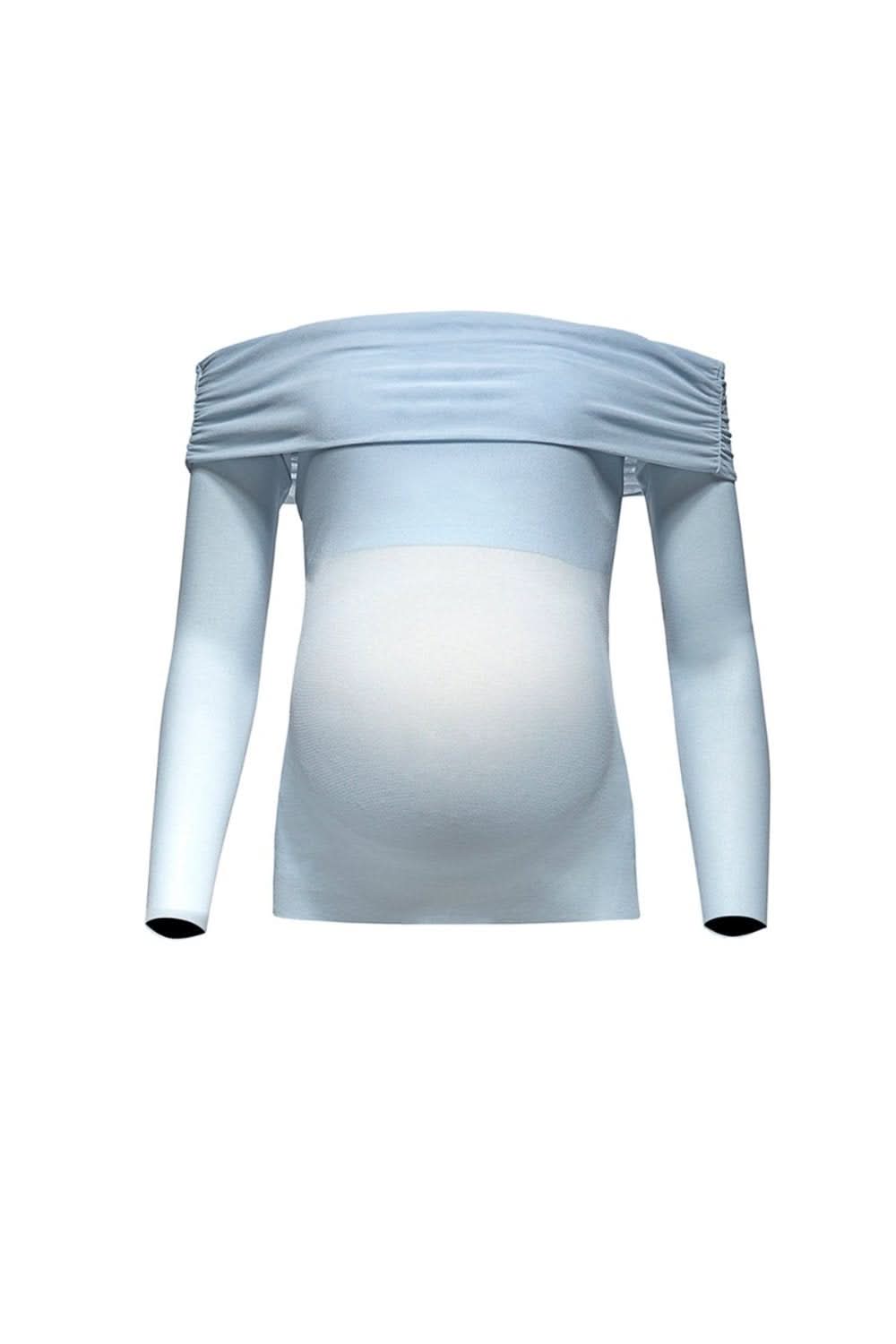 Off The Shoulder Soft Mesh Top