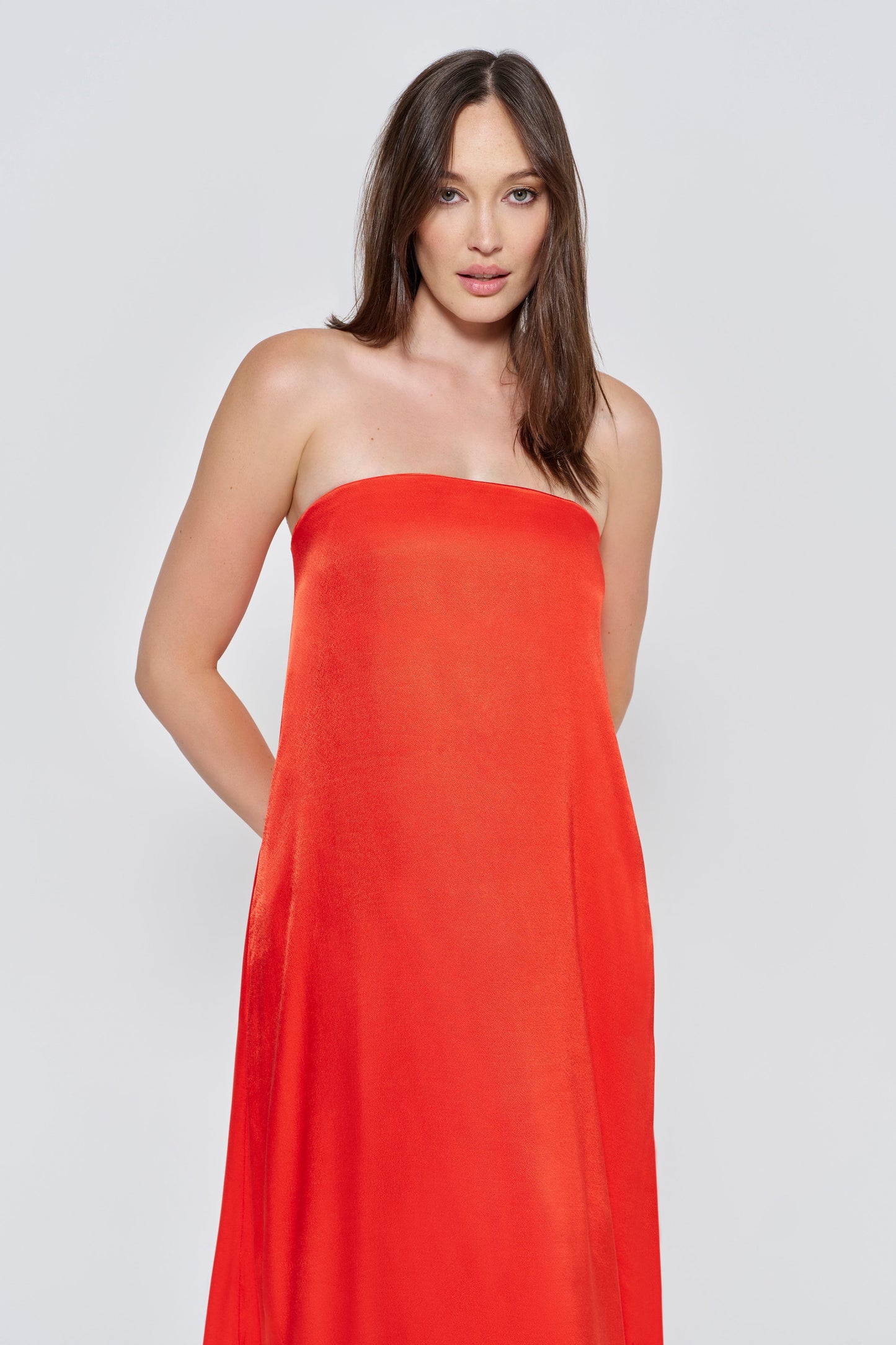 Brushed Satin Gown