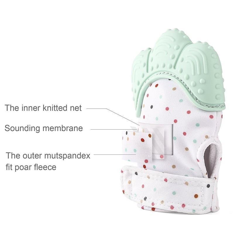 Baby Teething Glove – Soothing Mitten Toy (3–12 Months)