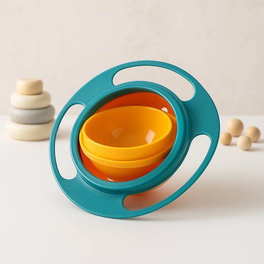 360° Spill-Proof Baby Gyro Bowl (6 Months–3 Years)