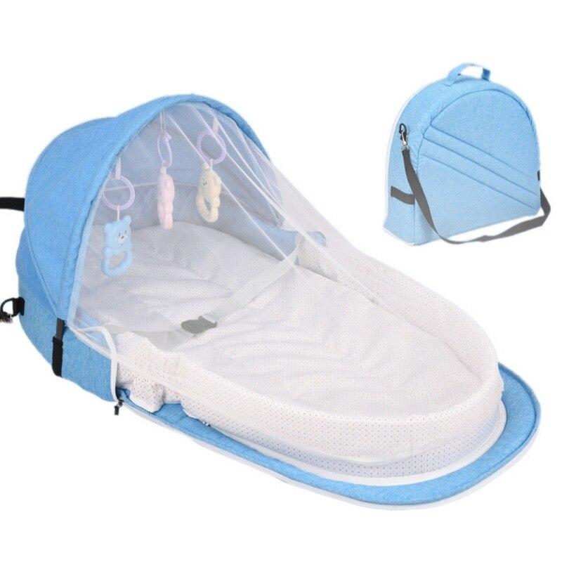 Foldable Baby Bed with Mosquito Net (0–1.5 Years)