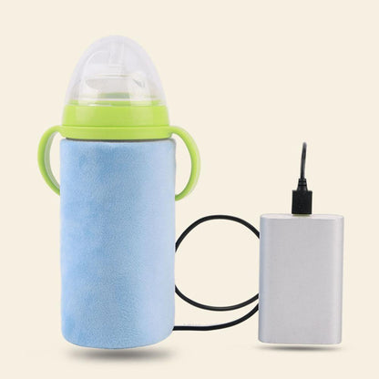Portable USB Baby Bottle Warmer Milk & Water Heating (0–2 Years)