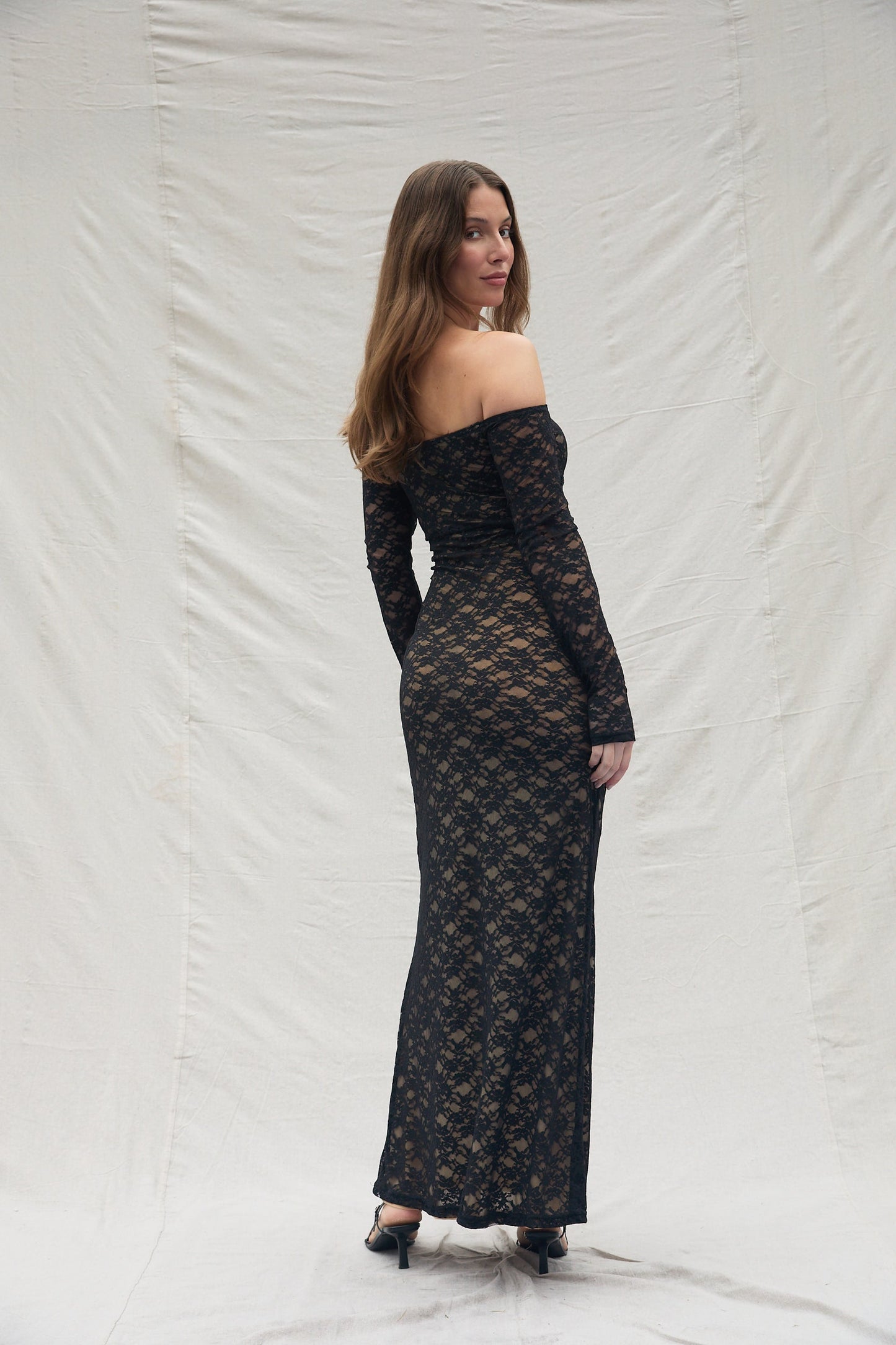 Off The Shoulder Lace Dress