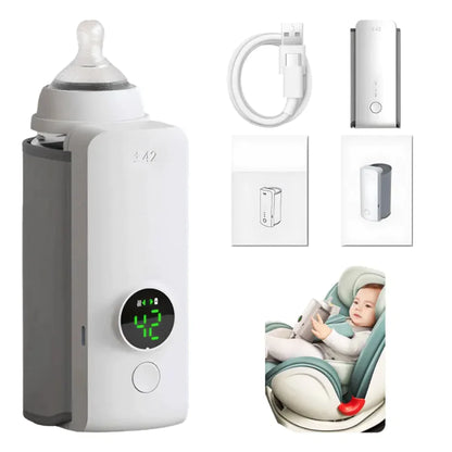 Portable Wireless Baby Bottle Warmer 0–24 Months