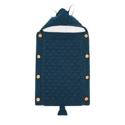 Spring Autumn Baby Knitted Rabbit Ear Sleep Sack (0–6 Months)