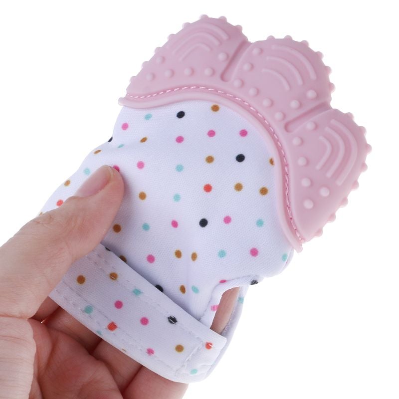 Baby Teething Glove – Soothing Mitten Toy (3–12 Months)
