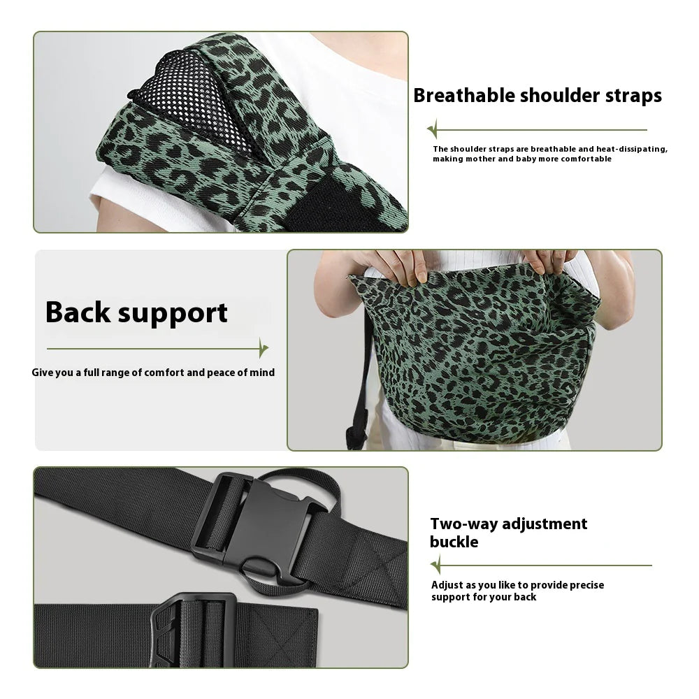 Portable One-shoulder Strap For Big Baby (6 Months–4 Years)
