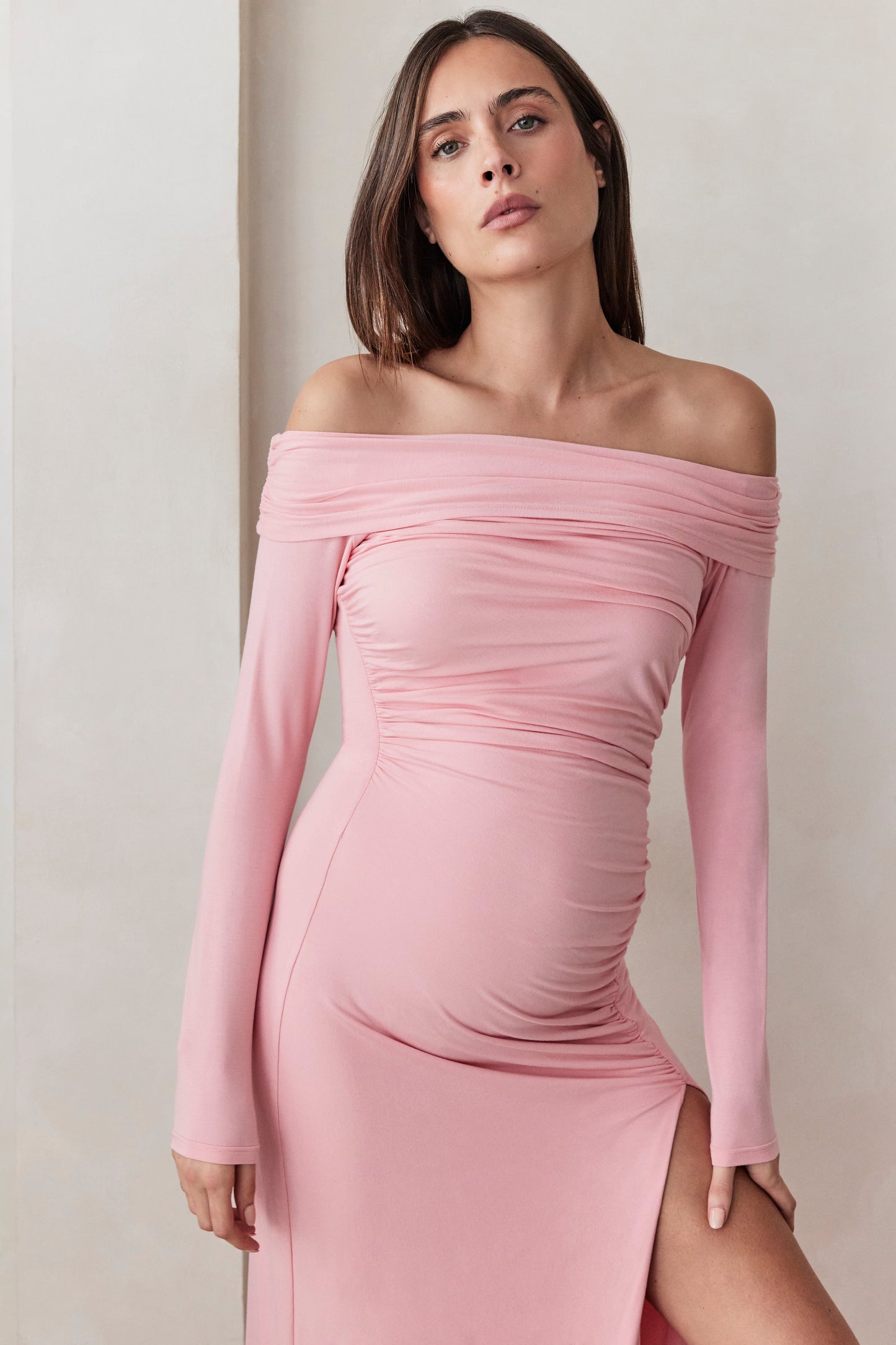 The Off The Shoulder Evening Dress