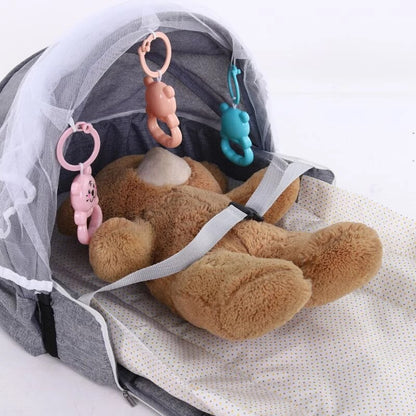 Foldable Baby Bed with Mosquito Net (0–1.5 Years)