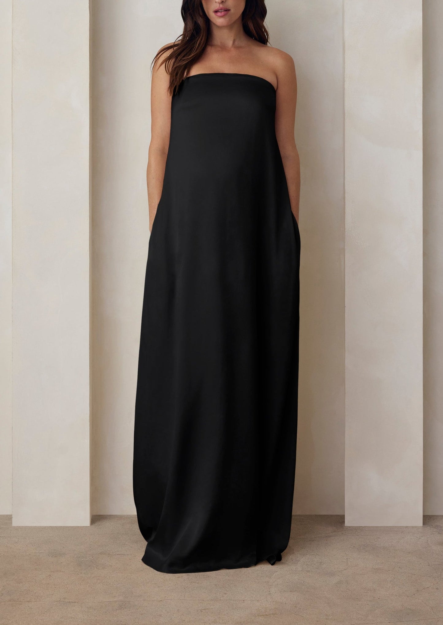 Brushed Satin Gown