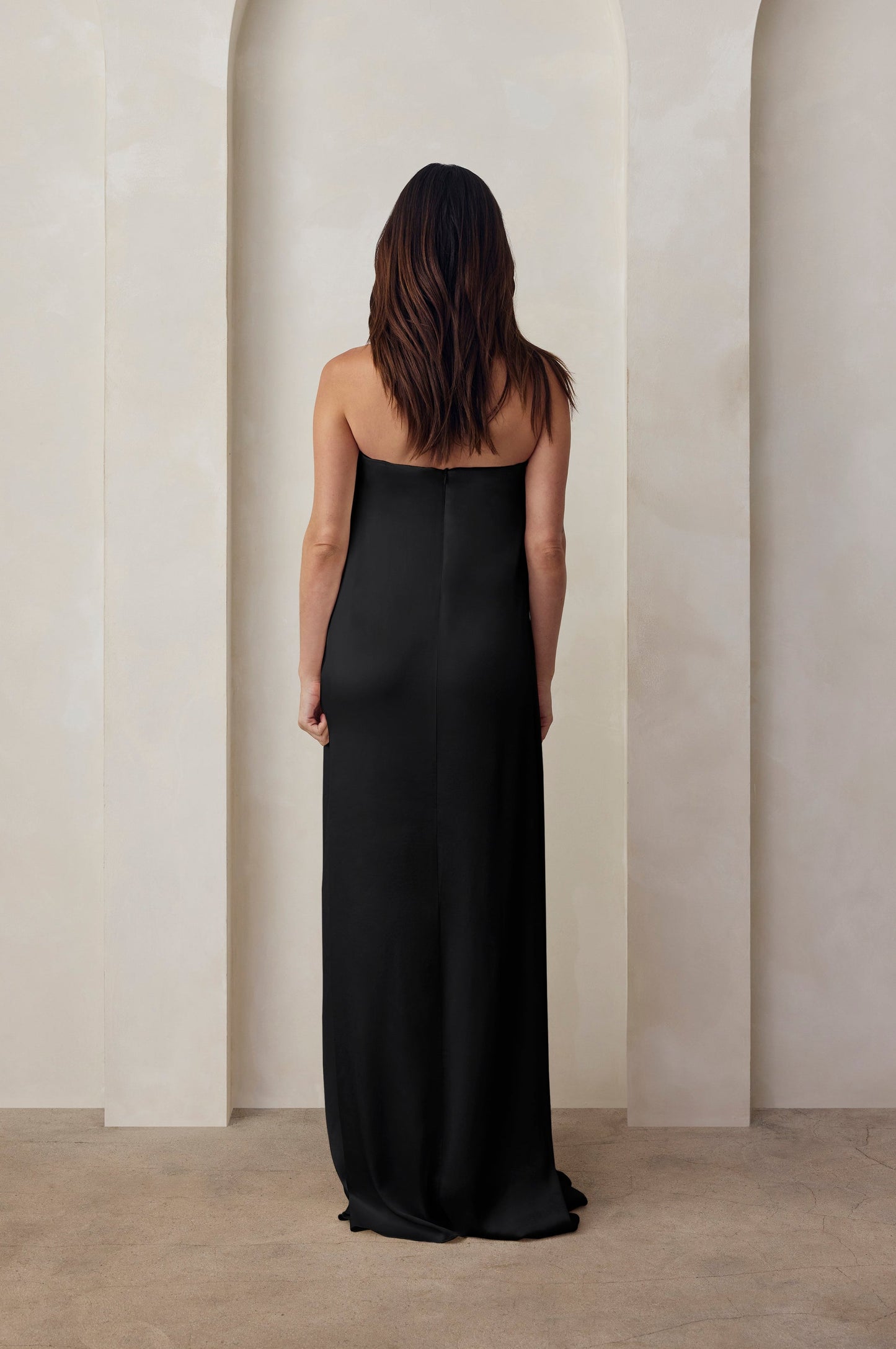 Brushed Satin Gown