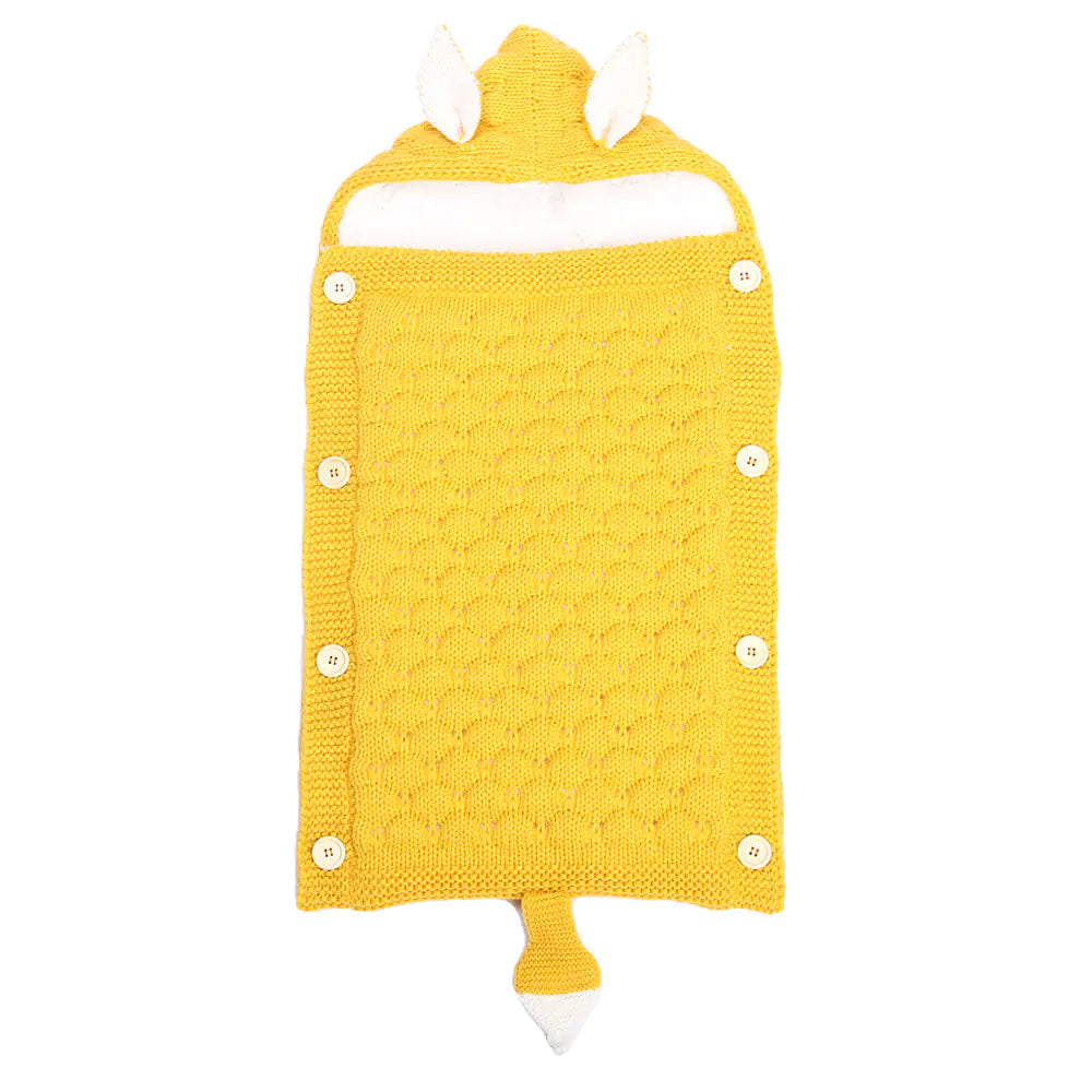 Spring Autumn Baby Knitted Rabbit Ear Sleep Sack (0–6 Months)
