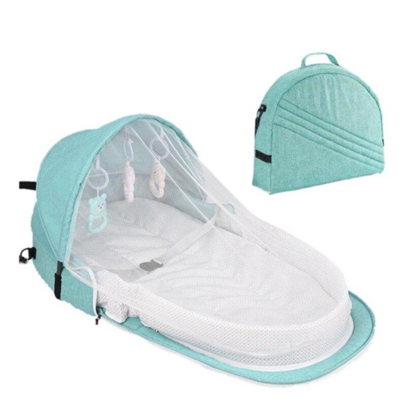 Foldable Baby Bed with Mosquito Net (0–1.5 Years)
