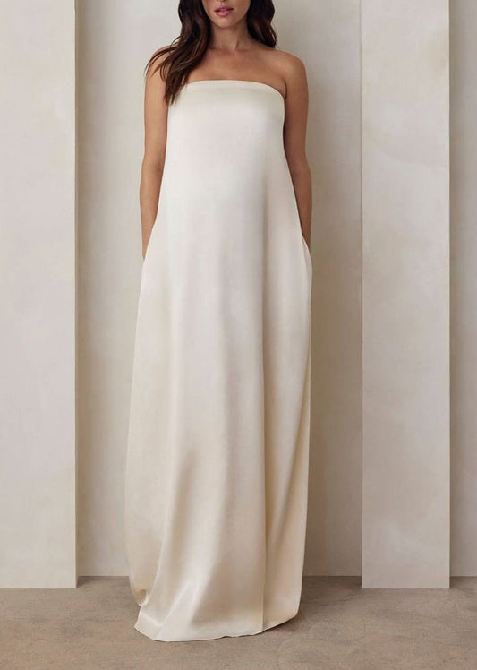 Brushed Satin Gown