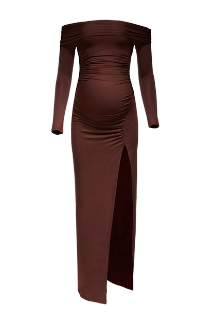 The Off The Shoulder Evening Dress