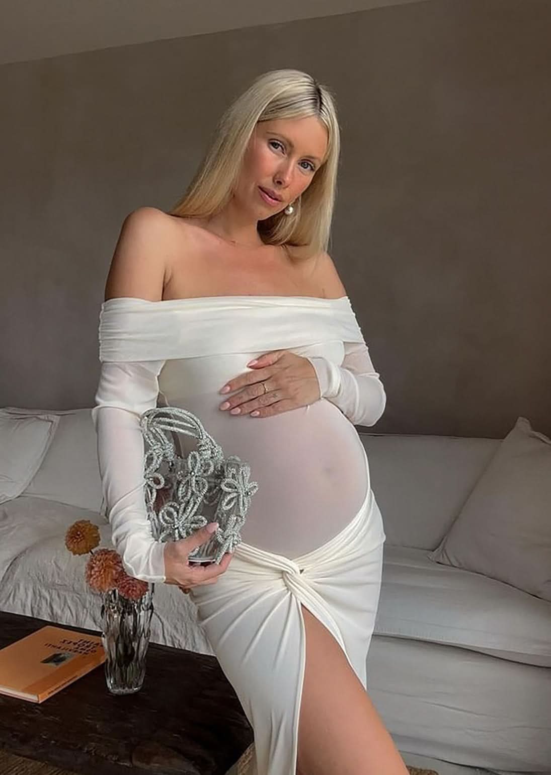 Off The Shoulder Soft Mesh Top