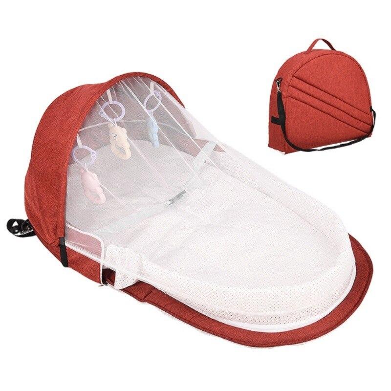 Foldable Baby Bed with Mosquito Net (0–1.5 Years)