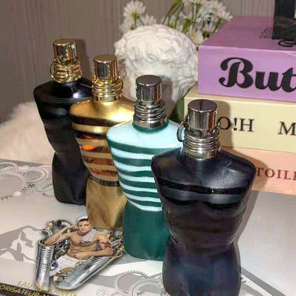 30ml*4 Men Portable Eau De Parfum Set Long Lasting Oriental Woody Scent
