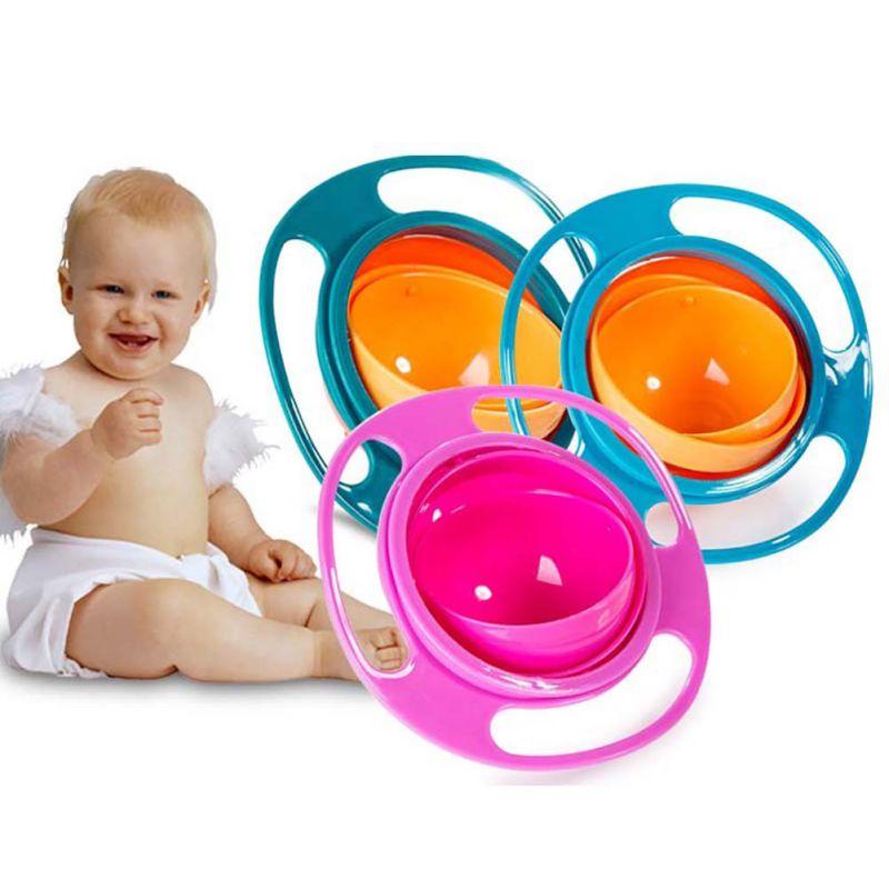 360° Spill-Proof Baby Gyro Bowl (6 Months–3 Years)