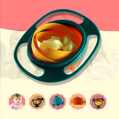 360° Spill-Proof Baby Gyro Bowl (6 Months–3 Years)