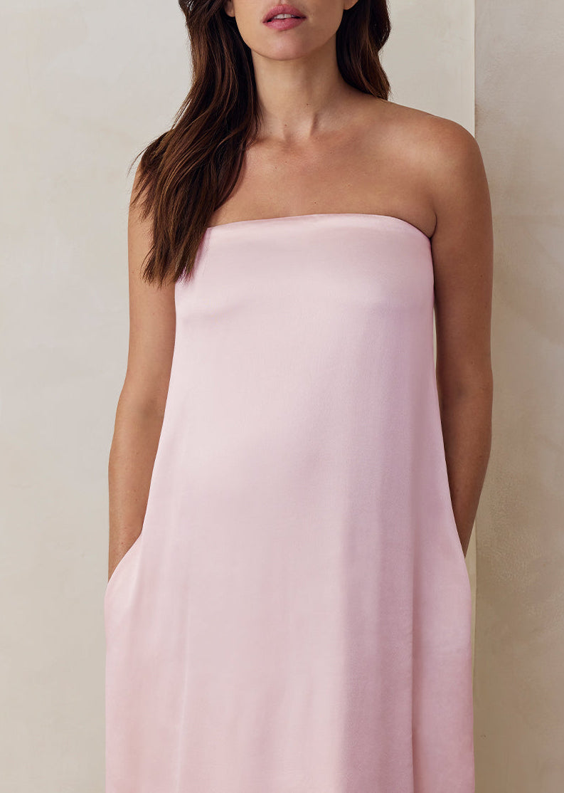 Brushed Satin Gown