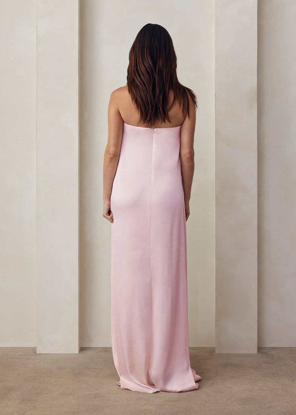Brushed Satin Gown