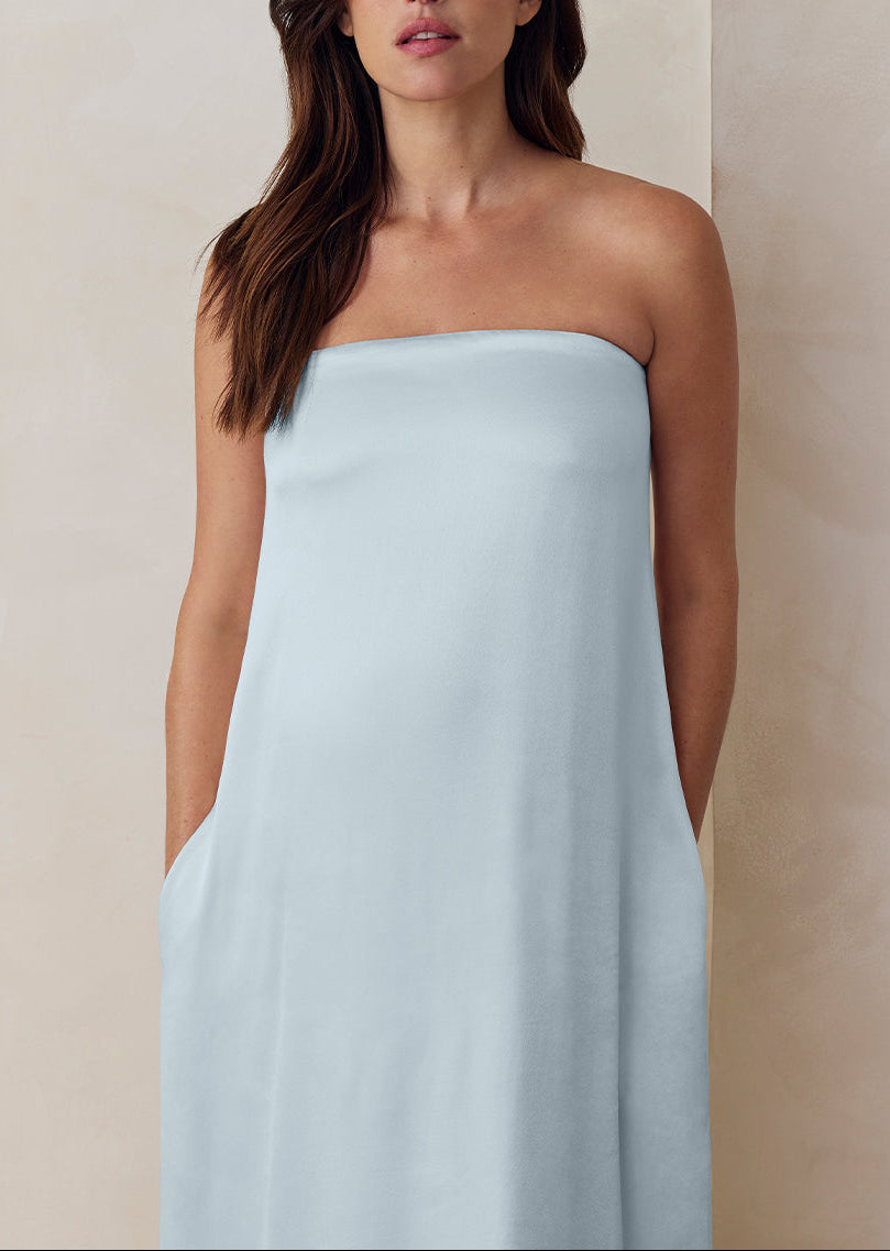 Brushed Satin Gown