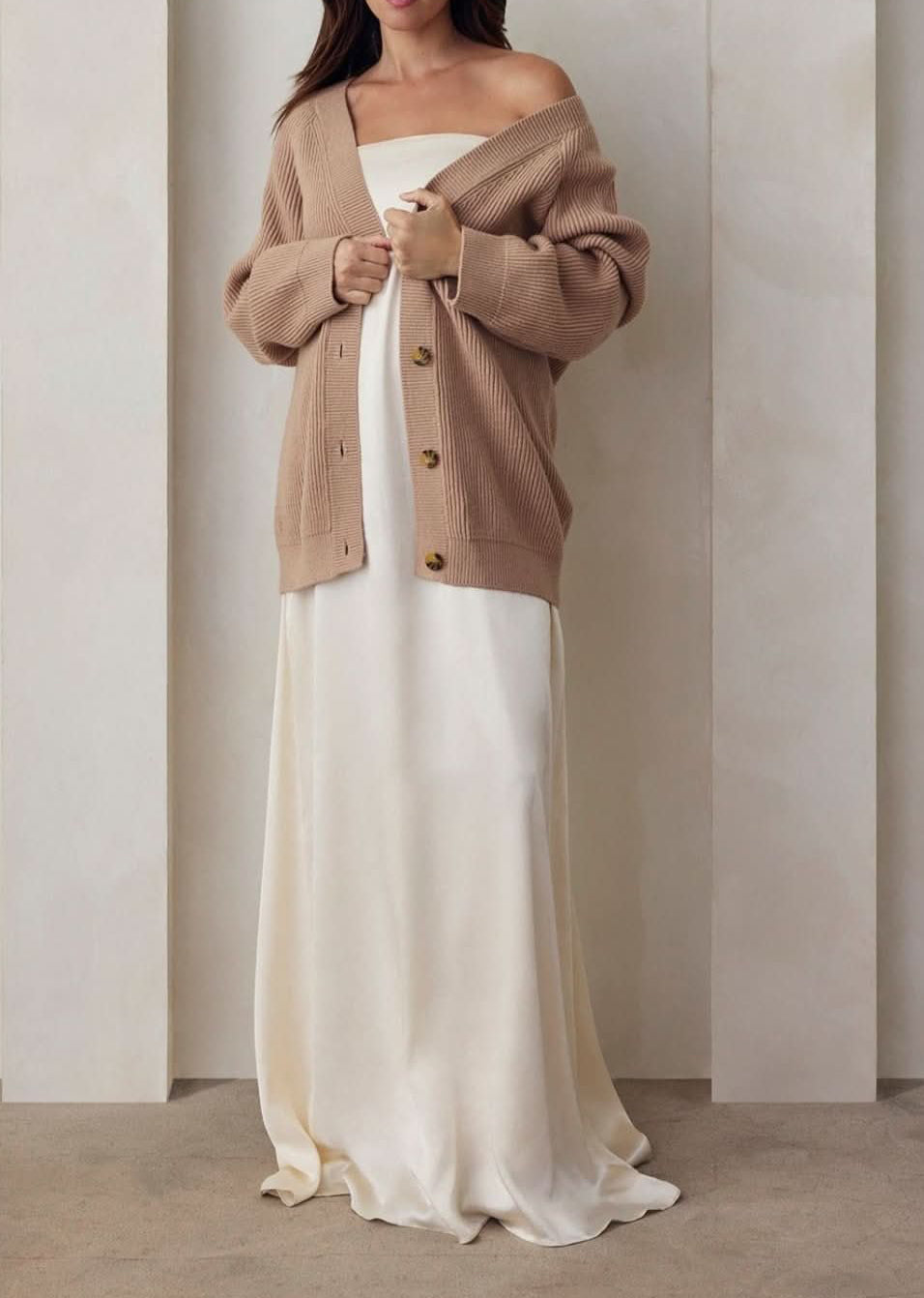 Brushed Satin Gown